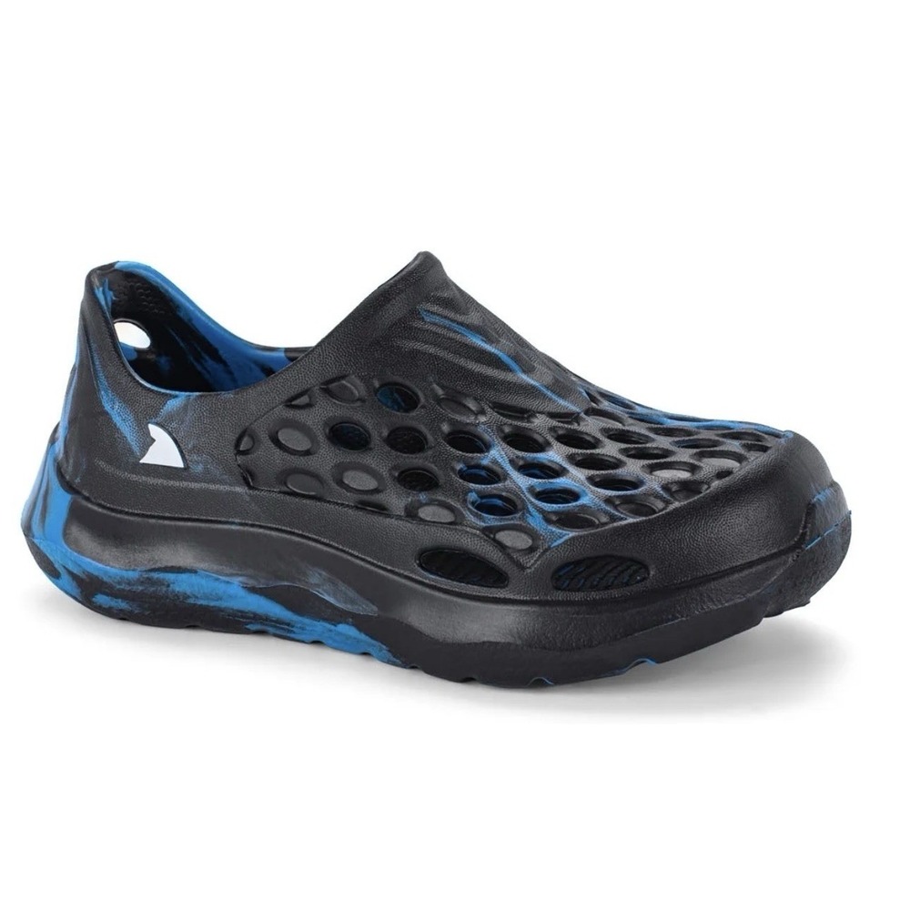 Rugged Shark-Toddler-Size‎ 8-Slip on-Water Sneakers-Blue-Black-NWT